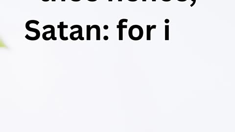 "The Rejection of Satan's Temptation" 4:10.