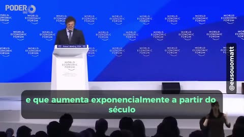 Javier Milei, Davos 2024 | Voz com IA em português