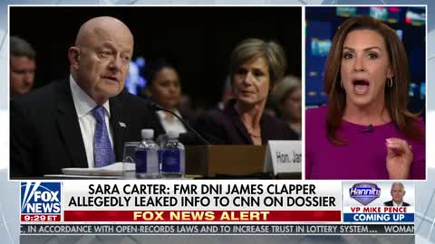 Hannity: Clapper Leaked to CNN Info on Trump Dossier - ‘What did Obama know about it?’