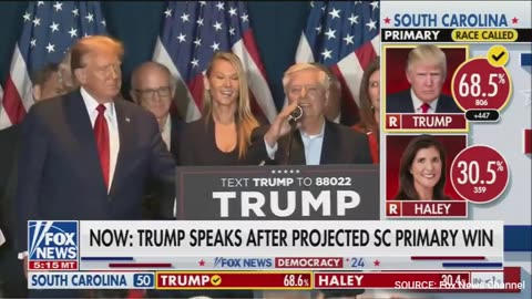 WATCH: NFL Owner Appears On Stage At South Carolina Trump Victory Speech