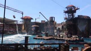 Water world at Universal studios in Hollywood.