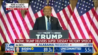 ‘AMAZING NIGHT’- Trump reacts to Super Tuesday wins