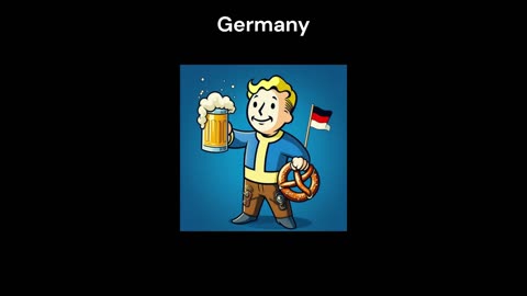 Ai Draws Countries as Vault Boy #fallout