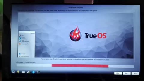 TrueOS (FreeBSD) installation