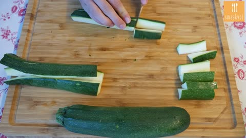 Zoet pittige courgette reepjes