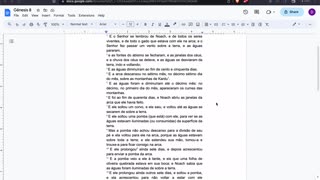 Leitura do Targum de Onkelos em Português (Gênesis 8)