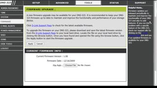 Dlink DNS 323 NAS setup