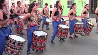 Bolivian and Peruvian dance festival in Santiago