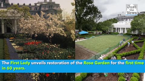 Rose Garden - Melania Trump updates it for the first time in 60 years