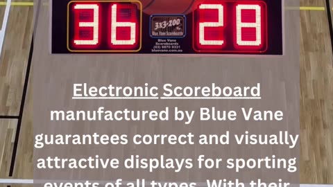 Electronic Scoreboard: Redefining Sports Spectatorship with Precision