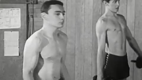 Movie Bit: Getting Ready Physically, 1951.