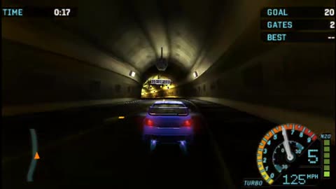 NFS Underground Rivals - Nitrous Run Event 10 Bronze Difficulty 2nd Try(PPSSP HD)