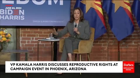 JUST IN: VP Kamala Harris Torches Republicans For Opposing Abortion At Phoenix, Arizona, Event