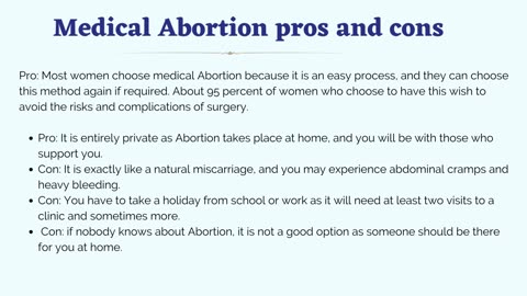 What Kind of Abortion Is the Safest?