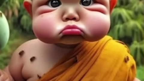 Little monk so cute baby