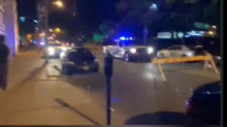 Cops smash through Antifa block aid (Louisville, Kentucky)
