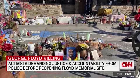 Why George Floyd's memorial site is surrounded by barricades