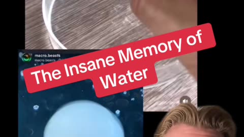 Water memory is incredible.