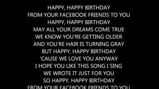 FaceBook Birthday Song
