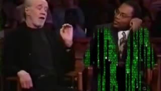 George Carlin talking to the "Matrix"