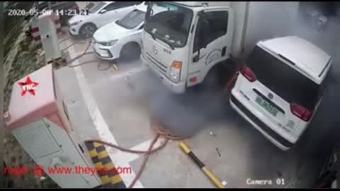 Never stay in the car while charging.