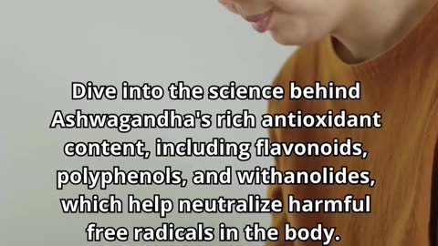Ashwagandha as a Natural Antioxidant Protecting Against Oxidative Stress