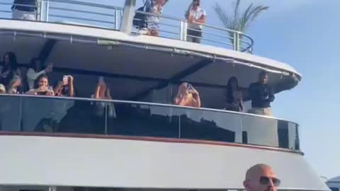 Andrew Tate celebrating on his Yacht and has a message about Instagram!