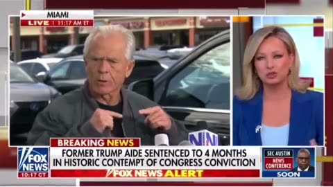 🚨Biden's DOJ Shatters Historical Precedent Imprisoning Trump Trade Advisor Peter Navarro