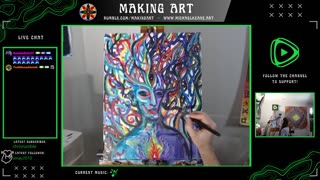 Live Painting - Making Art 1-9-24 - Must Make Art