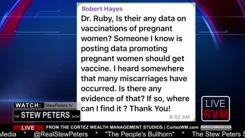 Dr Jane Ruby reporting on Vaccination of Pregnant Women