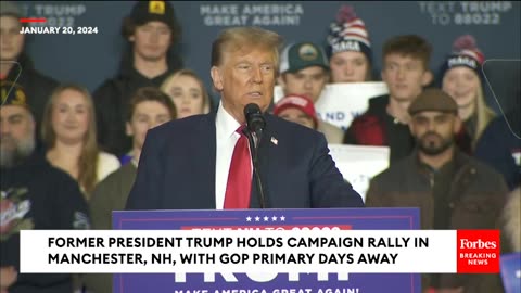 'We Have To Unify'- Trump Calls For GOP To Come Together And Support Him At New Hampshire Rally