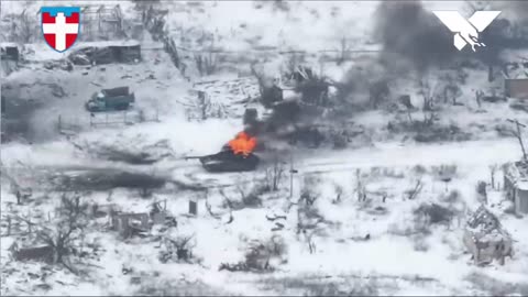 Drone Strikes on Russian Trenches and Incredible Detonations of Tanks and APCs