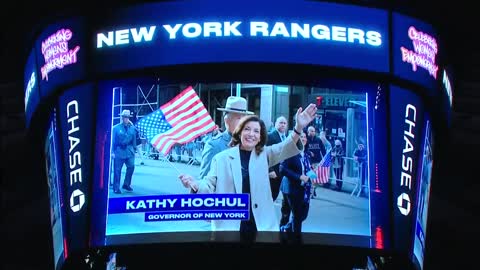 NEW: NY Governor Kathy Hochul loudly booed by fans at NY Rangers game