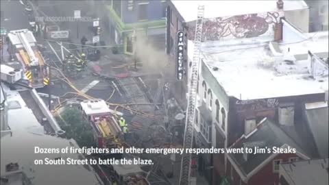 Fire damages well-known Philly cheesesteak shop