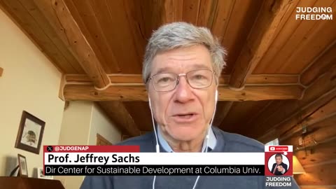 "The US stands alone with Israel....this is the worst foreign policy imaginable." Jeffrey Sachs