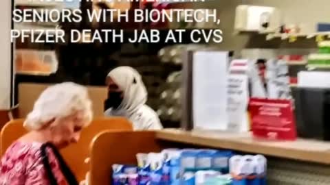 CVS NOW EMPLOYING MUSLIM "REFUGEES" TO GIVE THE "FREE" PFIZER BIONTECH POISON JAB TO KIDS & SENIORS