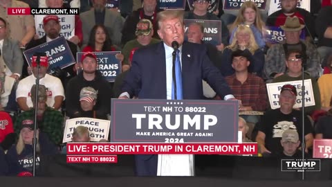 Trump Rally in Claremont New Hampshire - November 11, 2023