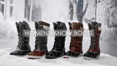 DREAM PAIRS Women's Mid-Calf Waterproof Winter Snow Boots