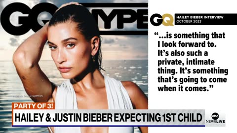 Hailey and Justin Bieber expecting 1st child ABC News
