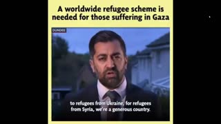 Scotland's 1st minister volunteers country to be 'sanctuary' for Gaza refugees, says USA should as well
