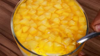 Creamy and Cold Pineapple Dessert!