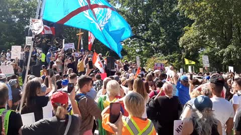 Byram Bridle Speaks at WORLDWIDE FREEDOM RALLY, TORONTO SEPTEMBER 18 2021