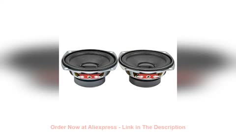 ⚡️ AIYIMA 2Pcs 3Inch 77mm Audio Portable Full Range Speakers 4Ohm 5W DIY For Bluettoth Multimedia