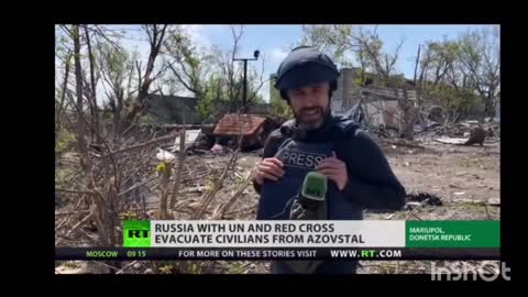 Russia with UN and Red Cross evacuate civilians from Azovstal