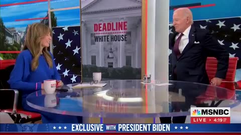 Joe Biden literally WANDERS OFF set while TV interview is still LIVE