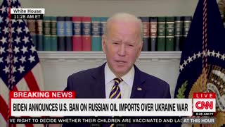 Biden Bans Imports Of Russian Oil