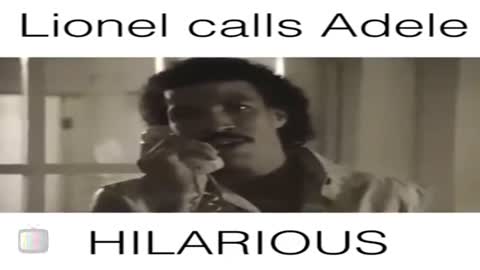 Lionel calls Adele HILARIOUS MEME