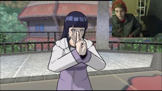 Neji Hyuga VS Hinata Hyuga In A Naruto Shippuden Clash of Ninja Revolution 3 Battle