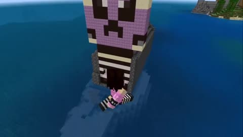 Made A Big Statue Of My Minecraft Character Of Me xx