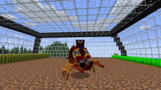 Minecraft: giant scorpion in Minecraft!!!